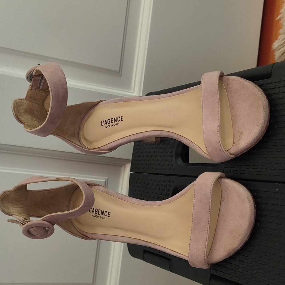 L'Agence Gisele II Quartz single strap Sandals size 37 - Picture 5 of 11